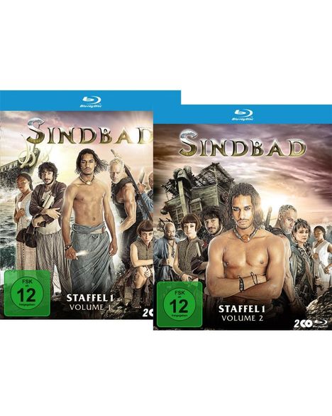 Sindbad Staffel 1 Vol. 1 &amp; 2 (Blu-ray), 4 Blu-ray Discs