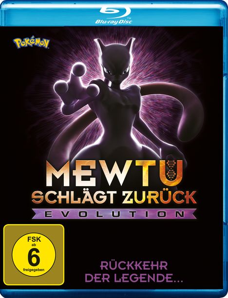 Pokémon 22: Mewtu schlägt zurück - Evolution (Blu-ray), DVD