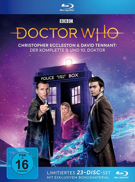 Doctor Who - Die Christopher Eccleston &amp; David Tennant Jahre: Der komplette 9. und 10. Doktor (Blu-ray), 23 Blu-ray Discs