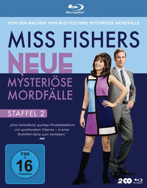 Miss Fishers neue mysteriöse Mordfälle Staffel 2 (Blu-ray), 2 Blu-ray Discs