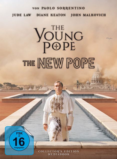 The Young Pope / The New Pope (Collector's Edition) (Blu-ray im Mediabook), 5 Blu-ray Discs