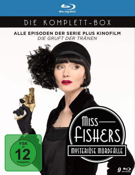 Miss Fishers mysteriöse Mordfälle (Komplettbox) (Blu-ray), 9 Blu-ray Discs