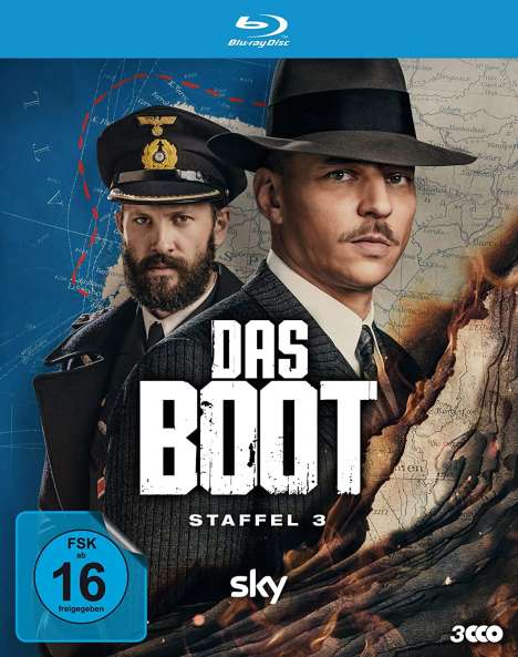 Das Boot Staffel 3 (Blu-ray), 3 Blu-ray Discs