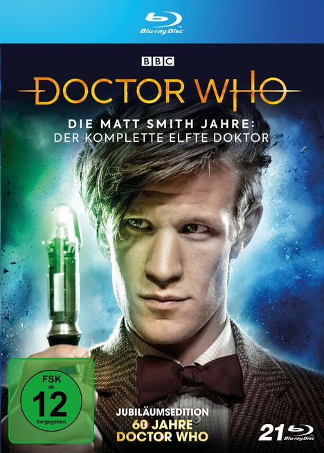 Doctor Who - Die Matt Smith Jahre: Der komplette 11. Doktor (Jubiläumsedition) (Blu-ray), 21 Blu-ray Discs