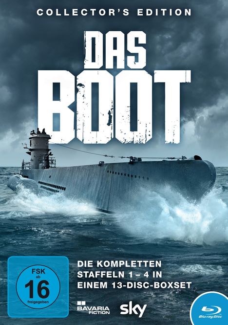 Das Boot Staffel 1-4 (Collector's Edition) (Blu-ray), 13 Blu-ray Discs