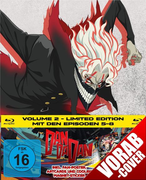 DAN DA DAN Staffel 1 Vol. 2 (Digipack) (Blu-ray), Blu-ray Disc