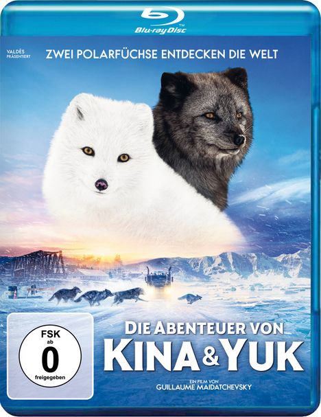 Die Abenteuer von Kina & Yuk - Zwei Polarfüchse entdecken die Welt (Blu-ray), Blu-ray Disc