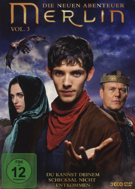 Merlin: Die neuen Abenteuer Season 2 Box 1 (Vol.3), 3 DVDs