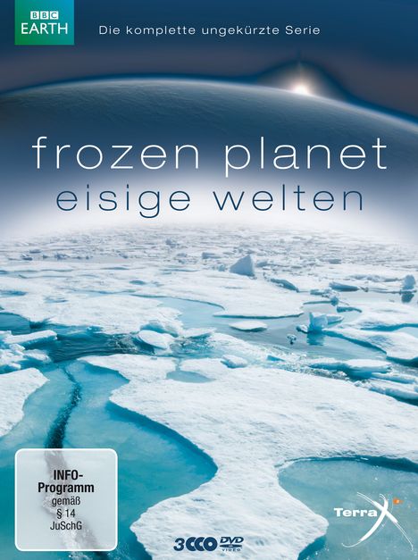 Frozen Planet - Eisige Welten (Gesamtausgabe), 3 DVDs