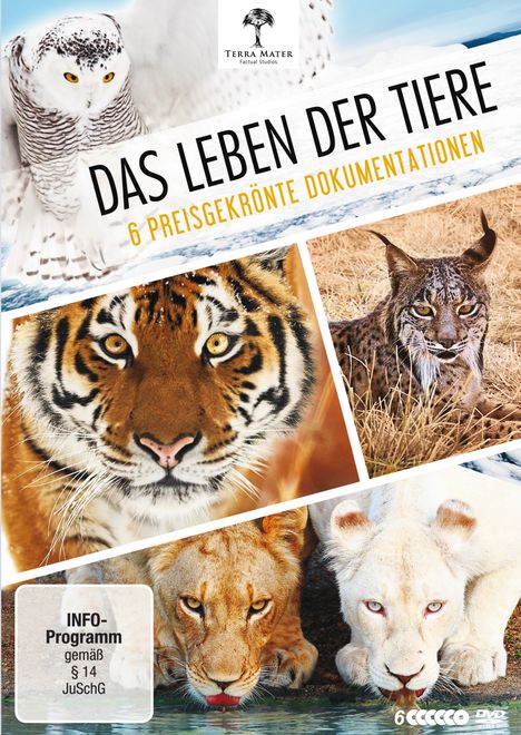 Das Leben der Tiere, 6 DVDs