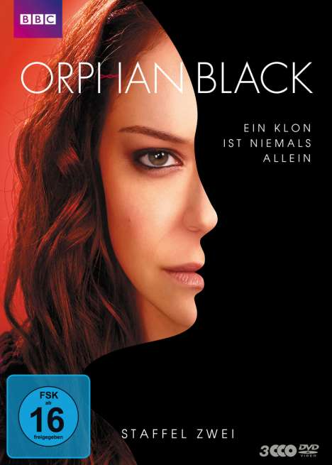 Orphan Black Staffel 2, 3 DVDs