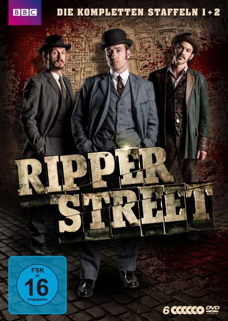 Ripper Street Staffel 1 &amp; 2, 6 DVDs