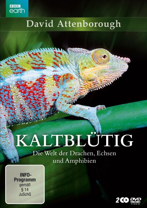 Kaltblütig - Die Welt der Drachen, Echsen und Amphibien, 2 DVDs