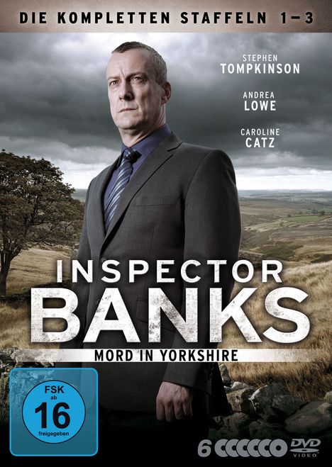 Inspector Banks Staffel 1-3, 6 DVDs