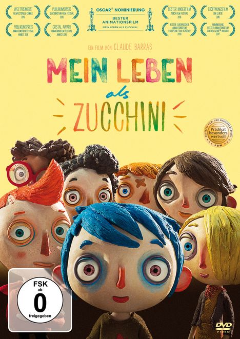 Mein Leben als Zucchini, DVD