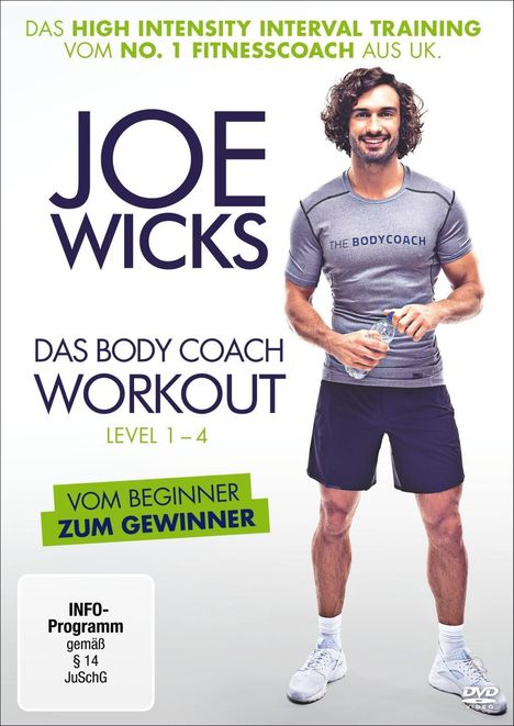 Joe Wicks - Das Body Coach Workout Level 1-4, DVD