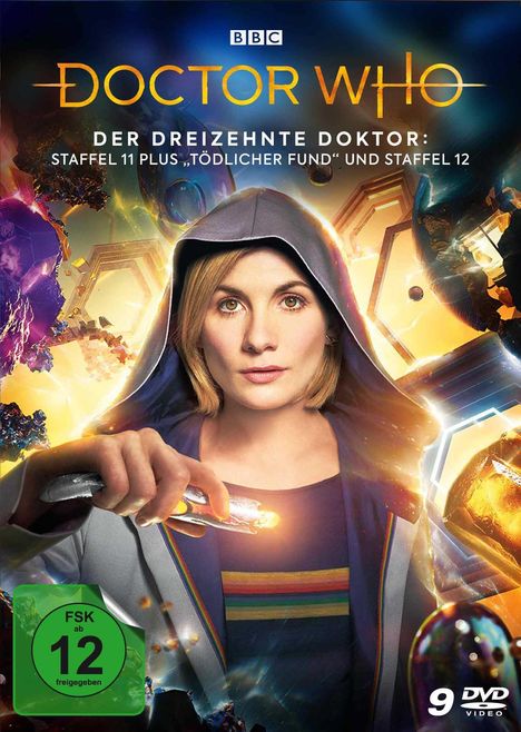 Doctor Who Staffel 11 &amp; 12 (inkl. New Year Special), 9 DVDs