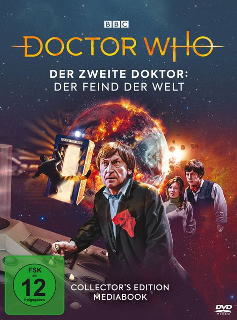 Doctor Who - Zweiter Doktor: Der Feind der Welt (Mediabook), 2 DVDs