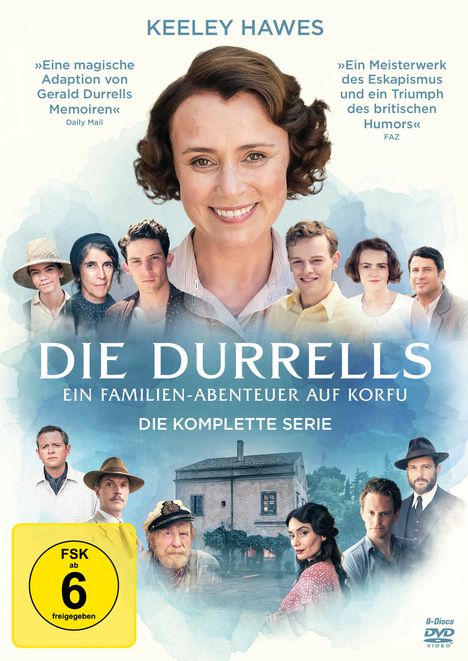 Die Durrells (Komplette Serie), 8 DVDs