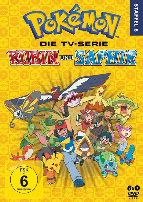 Pokémon Staffel 8: Advanced Battle, 6 DVDs
