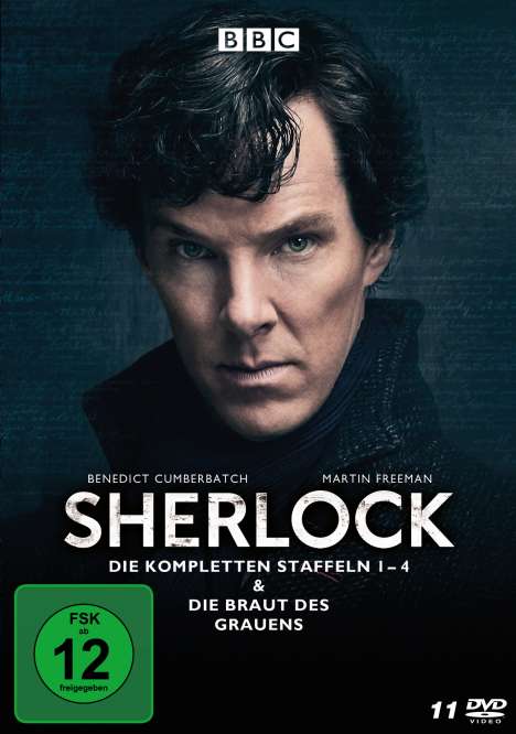 Sherlock (Komplette Serie), 11 DVDs