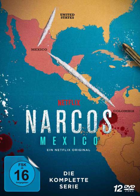Narcos: Mexico (Komplette Serie), 12 DVDs
