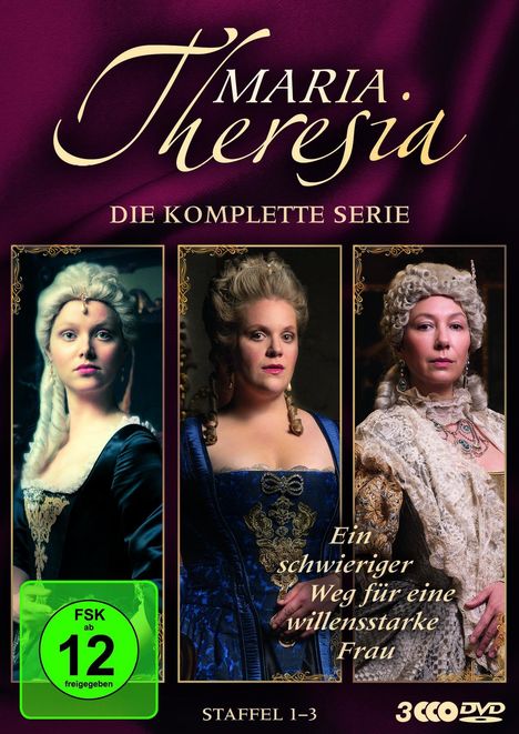 Maria Theresia (Komplette Serie), 3 DVDs