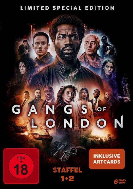 Gangs of London Staffel 1 &amp; 2, 6 DVDs