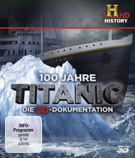 100 Jahre Titanic - Die 3D-Dokumentation (OmU) (3D Blu-ray), Blu-ray Disc