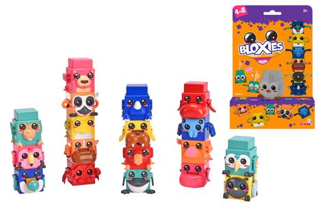 Bloxies Spielfiguren Serie 2, 4 St., Spiele