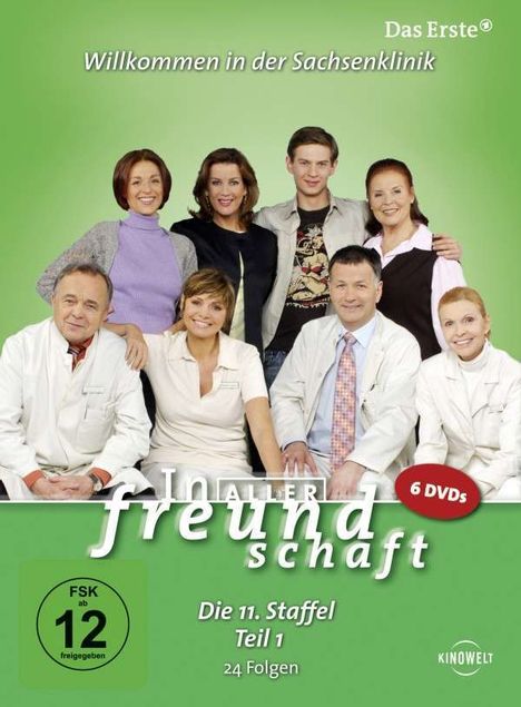 In aller Freundschaft Staffel 11 Box 1, 6 DVDs