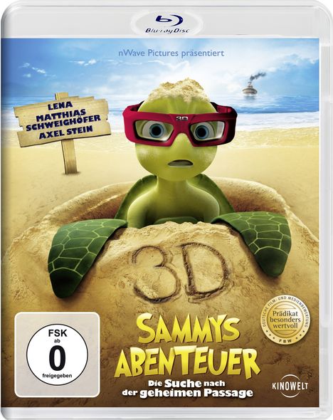 Sammys Abenteuer 3D (Blu-ray), Blu-ray Disc