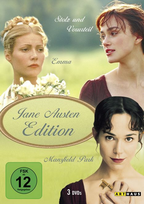 Jane Austen Edition, 3 DVDs