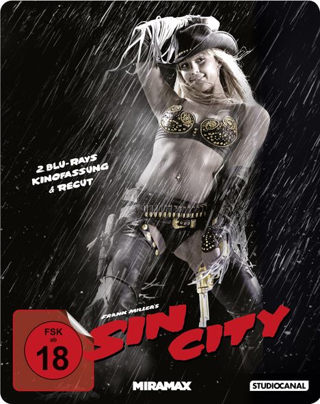 Sin City (Kinofassung &amp; Recut) (Steelbook) (Blu-ray), 2 Blu-ray Discs