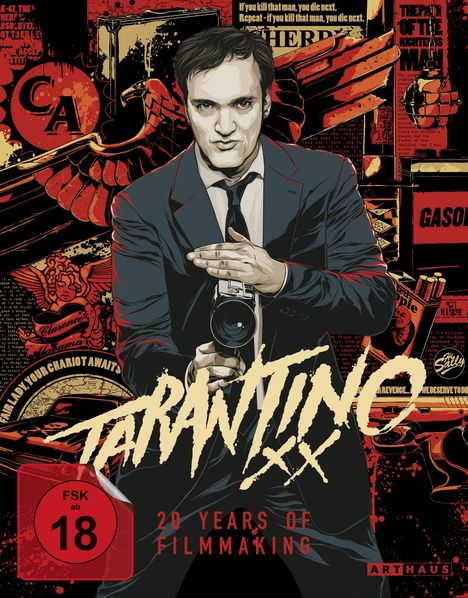 Tarantino XX  - 20 Years of Filmmaking (Blu-ray), 9 Blu-ray Discs