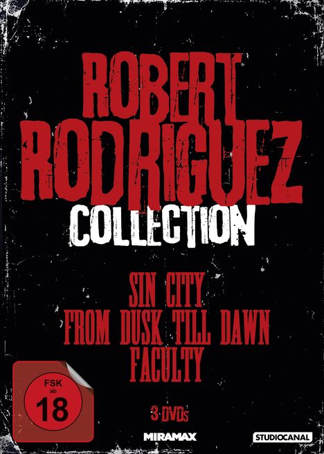 Robert Rodriguez Collection, 3 DVDs