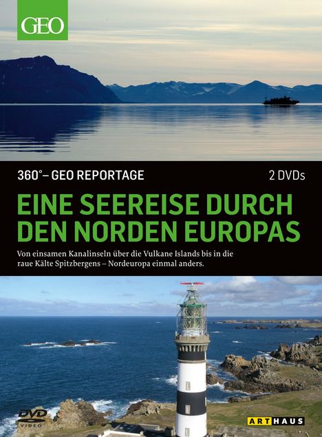 360° Geo-Reportage: Eine Seereise durch den Norden Europas, 2 DVDs