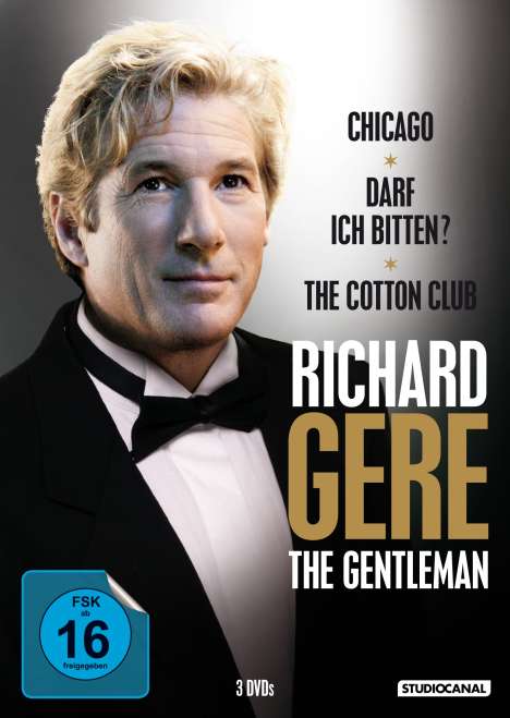 Richard Gere: The Gentleman, 3 DVDs
