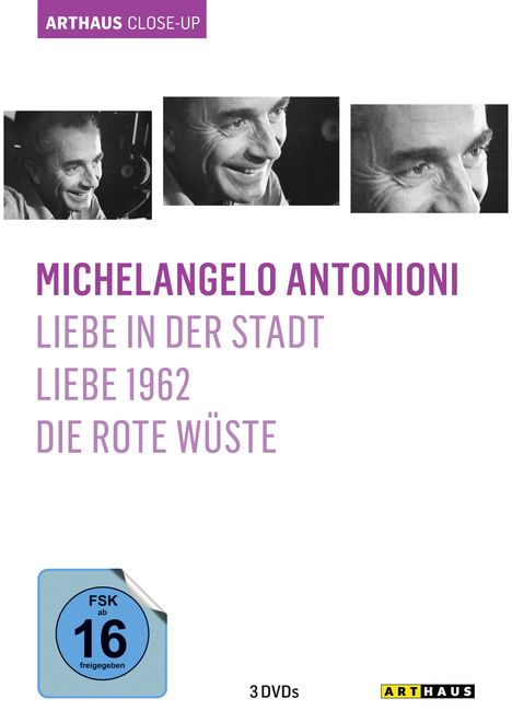 Michelangelo Antonioni Arthaus Close-Up, 3 DVDs