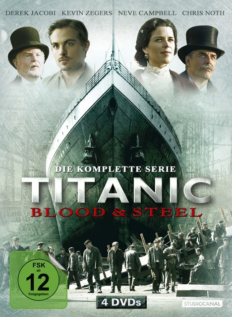 Titanic - Blood &amp; Steel (Komplette Serie), 4 DVDs