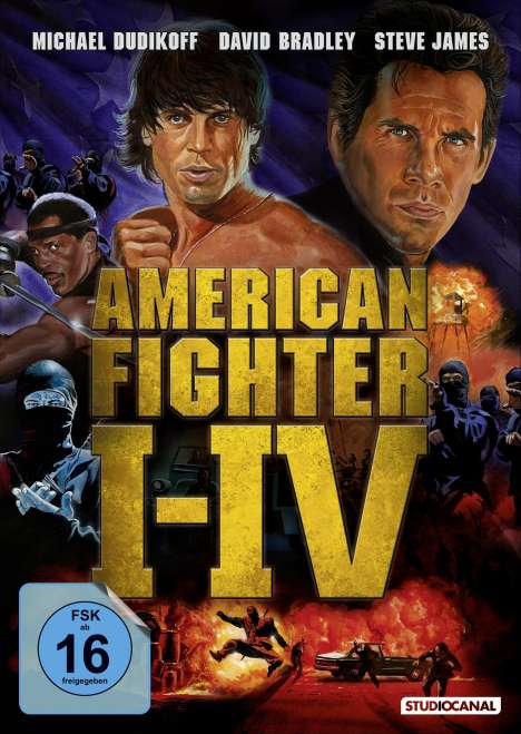 American Fighter 1-4, DVD