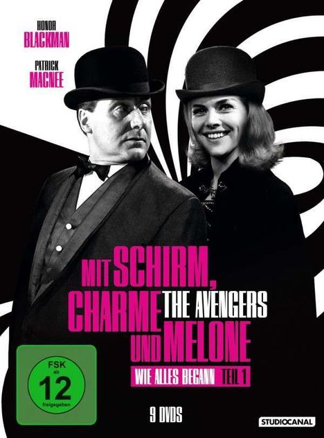 Mit Schirm, Charme und Melone: Wie alles begann Teil 1, 9 DVDs