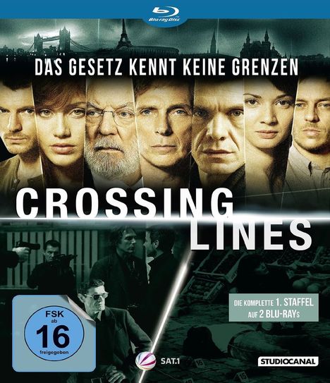 Crossing Lines Staffel 1 (Blu-ray), 2 Blu-ray Discs