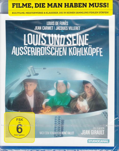 Louis und seine außerirdischen Kohlköpfe (Blu-ray), Blu-ray Disc