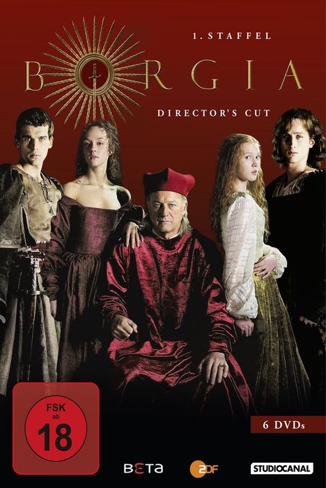 Borgia Staffel 1 (Director's Cut), 6 DVDs