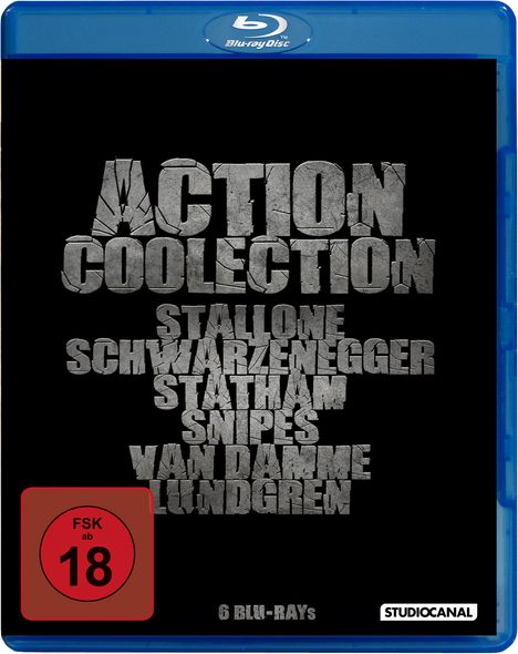 Action Collection (Blu-ray), 6 Blu-ray Discs