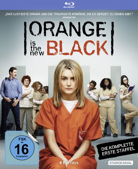 Orange is the New Black Staffel 1 (Blu-ray), 4 Blu-ray Discs