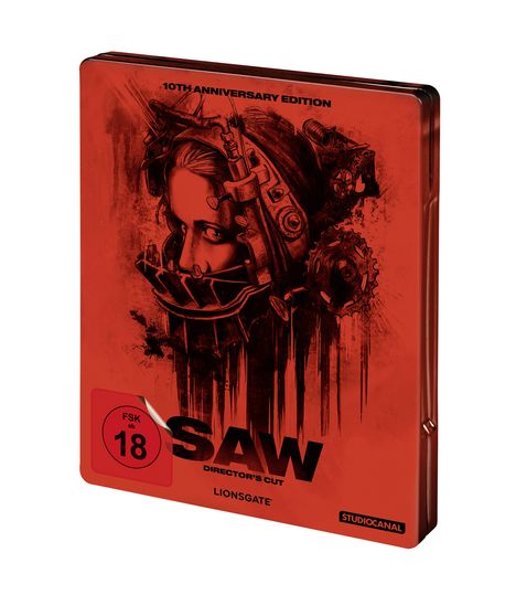 Saw (10th Anniversary Edition) (Blu-ray im Steelbook), Blu-ray Disc