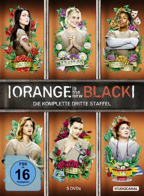 Orange is the New Black Staffel 3, 5 DVDs