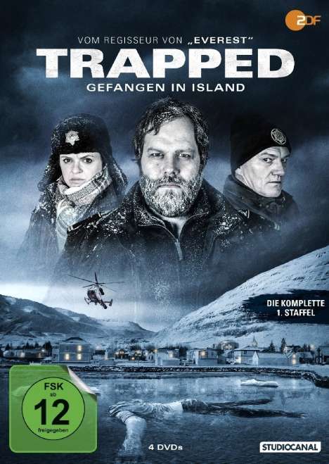 Trapped - Gefangen in Island Staffel 1, 4 DVDs